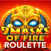 9 Masks Of Fire Roulette 徽标