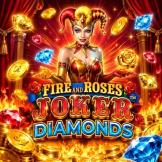 Fire and Roses Joker Diamonds 徽标