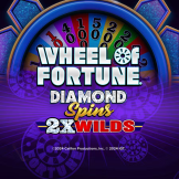 Wheel Of Fortune Diamond Spins 2x Wilds 徽标