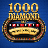 1000 Diamond Bet Roulette 徽标