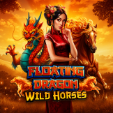 Floating Dragon Wild Horses 徽标
