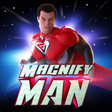 Magnify Man 徽标