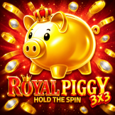 3x3 Royal Piggy: Hold the Spin 徽标