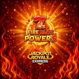7s Fire Blitz Power 5 Jackpot Royale Express 徽标