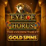 Eye of Horus The Golden Tablet Gold Spins 徽标