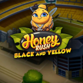 Honey Rush Black and Yellow 徽标