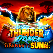 Thunder Drums Serengeti Sun 徽标