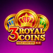 3 Royal Coins Hold and Win 徽标