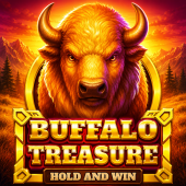 Buffalo Treasure Hold and Win 徽标