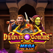 Mega Fire Blaze Dwarves And Goblins 徽标