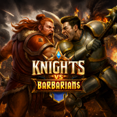 Knights vs Barbarians 徽标