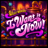Willy Wonka I Want It Now 徽标