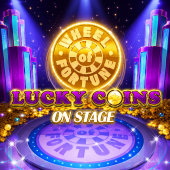 Wheel of Fortune Lucky Coins on Stage 徽标