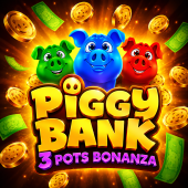 Piggy Bank: 3 Pots Bonanza 徽标