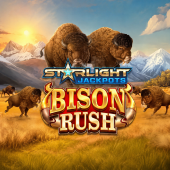 Starlight Jackpots Bison Rush 徽标