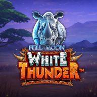Full Moon White Thunder 徽标