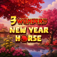 3 Wonders New Year Horse 徽标