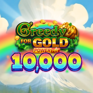 Greedy for Gold: Power Hit 10,000 徽标