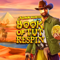 John Hunter and the Book of Tut Respin 徽标