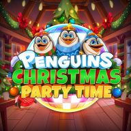 Penguins Christmas Party Time 徽标
