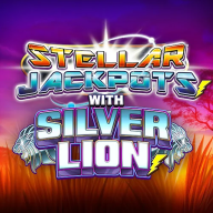 Stellar Jackpots with Silver Lion 徽标