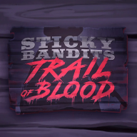 Sticky Bandits Trail of Blood 徽标