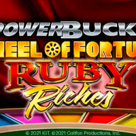 PowerBucks Wheel of Fortune Ruby Riches 徽标