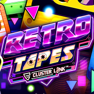 Retro Tapes Cluster Link 徽标