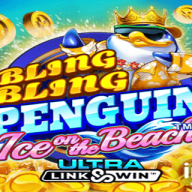 Bling Bling Penguin: Ice On The Beach 徽标