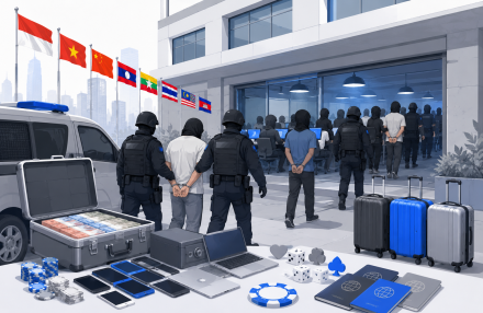 印度尼西亚逮捕 321 名非法在线赌博的外国人 img