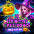 3 Haunted Cauldrons Hold and Win 徽标
