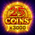 25 Coins x3000 徽标
