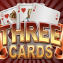 Three Cards 徽标