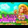Lady Fruits 100 Easter 徽标