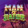 Man vs Gator 徽标