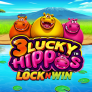 3 Lucky Hippos 徽标