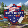 Land of the Free 徽标