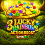 3 Lucky Rainbows Action Boost SpinUP 徽标