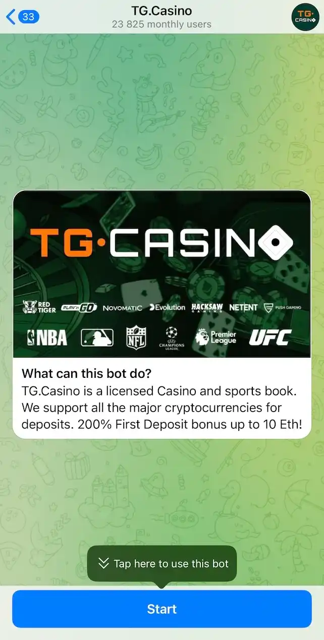 Telegram 赌场 1