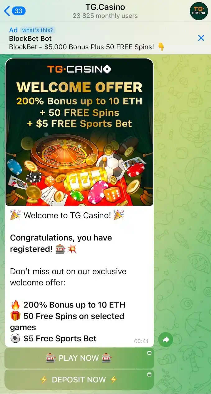 Telegram 赌场 2